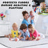 3 47''x47'' Wenqik Pcs Waterproof Washable Baby Splat Mat for Under High Chair Mat Clear Plastic Floor Protector Splash