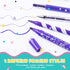 Set 4 5 6 7 8 Set 4-6-8-10 Washable Markers with Glitter Unicorn Pencil Case, Art Supplies for Kids Ages Years Old