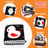 Black and White High Contrast Baby Toys, Soft Book for Newborn Brain Development, Infant Sensory Crinkle Toys