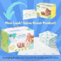 65 15" 20" Vesta Baby Disposable Changing Pads - Soft Absorbent Leak Proof Pee Mats - White Portable Diaper Change