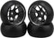 4pcs 25x11MM RC 1:28 Drift Tires, Black Mesh Wheel Hub Replacement for WL 1/28 K969 K989 P929 Upgrade Parts