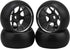 4pcs 25x11MM RC 1:28 Drift Tires, Black Mesh Wheel Hub Replacement for WL 1/28 K969 K989 P929 Upgrade Parts