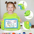 AiTuiTui Magnetic Drawing Board Mini Travel Doodle - Erasable Writing Sketch Colorful Pad for Kids with 3 Stamps and 1