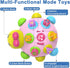 Holaxander 6-12 7 8 9 10 11 1-2 Baby Musical Ladybug Crawling Toys,Baby Toy Months with Light-up Music, Early