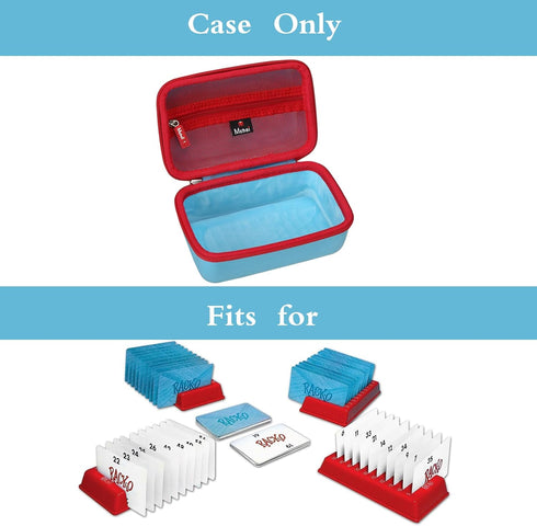 Mchoi Hard Case for Winning Moves Rack-O Retro Card Game, Waterproof Shockproof Carrying Protective Case Only