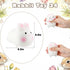 24 Meooeck Pcs Easter Rabbit Stress Balls for Adult Bunny Party Favor Fun Rabbit Squeeze Fidget Cute Animal Balls