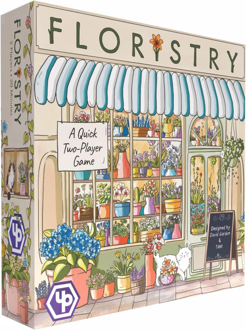 UP Games Floristry Board Game - Competitive Flower Auction & Storefront Design! Fun &