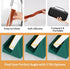 NiToy 6 Set 28 2x1x0.28 Inches 4 10x1.18x1.18 Inches, Double Dominos for Adults with Tiles & Silicone Domino Racks