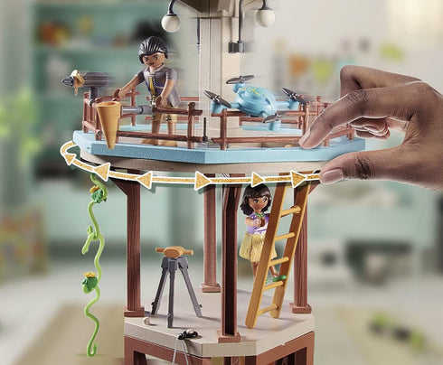 Set Playmobil Wiltopia Research Tower - Jungle Adventure