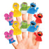 Sesame Street 10 Piece Finger Puppet Set - Educational Bath Toys, Party Favors, Floating Pool Toys, Playtime