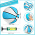 24 Pcs Mini Basketball 7'' Water Basketball Bulk, Pump for Swimming Pool Indoor Mini Hoop