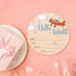 NQEUEPN 15cm/5.91 Inch Wood Newborn Announcement Sign, Wooden Hello World Newborn Arrival Plaques Welcome Birth Baby