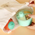 Accmor Formula Dispenser On The Go, Non-Spill Rotating Four-Compartment Formula Container to Go, Milk Powder Snack