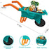 16Pcs Kids Gardening Tools Set - Outdoor Toys with Wheelbarrow, Apron, Watering Can for Educational STEM Learning