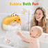 1-3 4-8 Baby Bath Toys, Rechargeable Dinosaur Bath Bubble Machine with Music, Bathtime Bathtub Toys for Toddlers