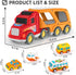 2-4 3-5, 5 1 3+. Veslier Toddler Toys Car for Boys Girls Age in Carrier Transport City Vehicles Toys,Kids Toy Cars