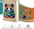 Wooden Jigsaw Puzzles for Adults, Unique Panda Shape Wood Cut Puzzles for Puzzle Lovers, Birthday Gifts for Family