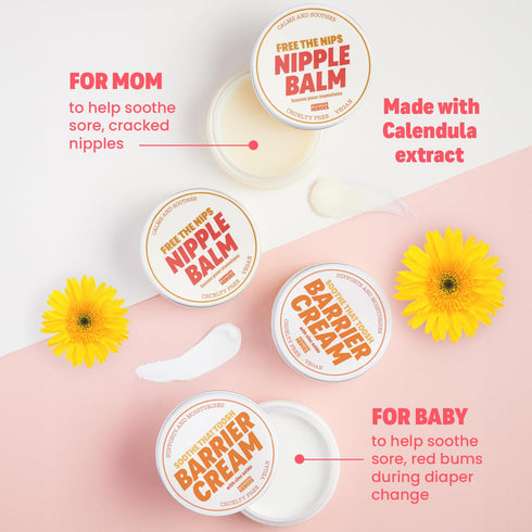 100% Natural Nipple Cream Safe for Breastfeeding - Handmade Heroes Nipple Balm Breastfeeding Essentials Post Partum