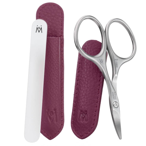 Baby Nail Scissors & Glass Nail File Set Safe, Gentle Nail Care