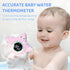 Bath Thermometer with LED Display and Temperature Warning, Digital Room Fahrenheit Water Temperature Thermometer, Infant Bath Toys Floating Toy Safety Thermometer for Kids Newborn, Yellow