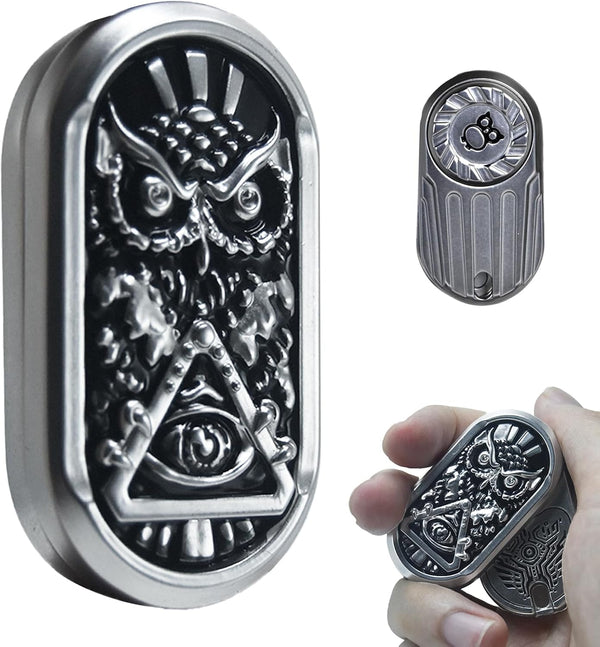 Fidget Toy for Adults, Fidget Toys, Rotating Metal Magnetic Fidget Slider, Help