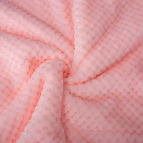 Fuzzy Dog or Cat Blanket, Warm Plush Fleece Receiving Blanket for Pet Bed, Couch, Travel (32" x 40", DW-Baby Pink)