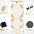 2 (1-Pack, Sinvitron Car Seat Protector for Child Car Seat - Waterproof Non-Slip Leather Mat with Mesh Pockets