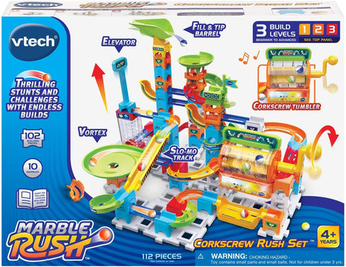 VTech Marble Rush Corkscrew Rush Set - Engaging Educational Toy for Kids