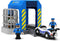 Wooden Train Tracks Accessories, Police Station Compatible with All Railroad Track Collection, Train Toys Expansion