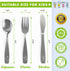 9 Piece Stainless Steel Kids Silverware Set - Child and Toddler Safe Flatware - Kids Utensil Set - Metal Kids Cutlery Set Includes 3 Small Kids Spoons, 3 Forks & 3 Knives by CHILLOUT LIFE