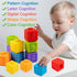 Baby Sensory Toy for Toddlers 1-3, Stacking & Building Block Montessori Toys for 1 2 3 Years Old