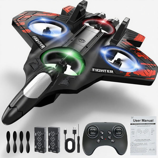 Foam Remote Control Airplanes, RC Planes with Light, RC Airplane Fighter Jet,