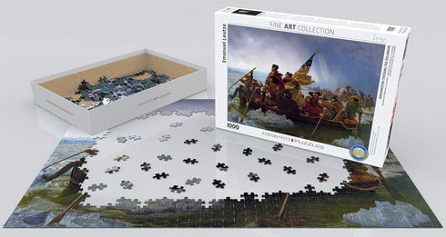 EuroGraphics Puzzle: Washington Crossing The Delaware by Emanuel Leutze (1000 Piece)