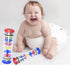 2 Pack 8 Inch Rain Sticks for Kids, Sensory Toys for Toddlers 1-3, Rainmaker Wobble Toys for Babies