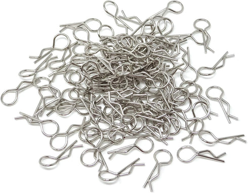 Honbay 100PCS 1/10 Metal Car Truck Buggy Shell Body Clips Pins for RC Vehicles