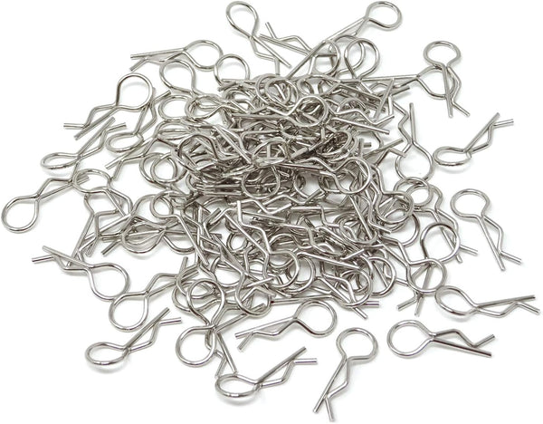 Honbay 100PCS 1/10 Metal Car Truck Buggy Shell Body Clips Pins for RC Vehicles