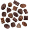 Fake Chocolate, 20Pcs Simulation Chocolate Artificial Food Chocolates Resin Flatback Cabochon Chocolates