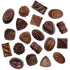 Fake Chocolate, 20Pcs Simulation Chocolate Artificial Food Chocolates Resin Flatback Cabochon Chocolates
