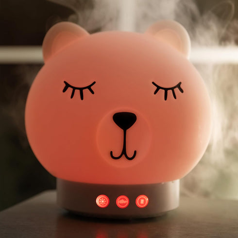 5-in-1 5 7 Ingenuity Baby Dream Machine Sleep Device with Cool-Mist Humidifier, Night Light, Red Light, Pink Noise