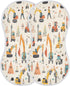 YETTASBIN Cartoon Car Muslin Baby Burp Cloth, Super Soft Absorbent Cotton Burp Rag Baby Bibs Feeding Cloth for Newborn
