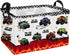 Essme Rectangular Kids Baskets,Monster Truck Storage Box,Cute Basket for Kids with Handles