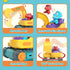 Lehoo Castle Remote Control Car for Toddlers, Rechargeable Excavator Toys for Boys Age 3-5