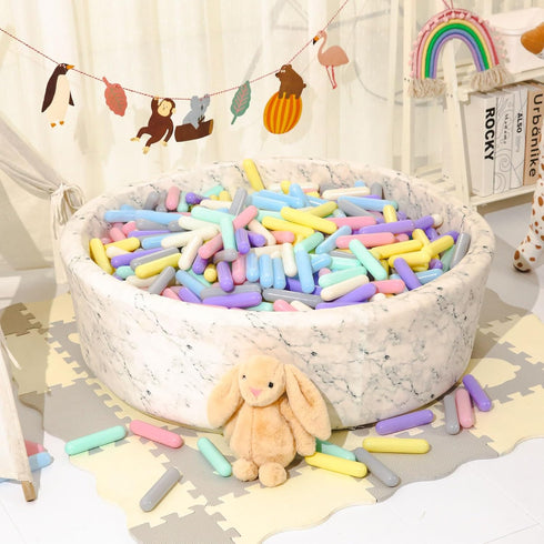 Pack 250 5.12inches 7 STARBOLO Ball Pit Balls for Toddlers - of Balls Crush Proof Plastic Toy Balls for Toddlers Ball