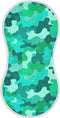 decor gift Cotton Burp Cloths Good Absorbent? Mint Green Camouflage Baby spit up Rags