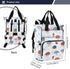 SUABO Backpack Mushroom Snail Ladybug Pattern Baby Diaper Bag Large Bag Waterproof Travel Diaper Bags for Moms and Dads
