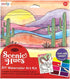 Ooly Scenic Hues D.I.Y. Watercolor Art Kit, Desert Getaway 17 PC Set
