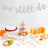 Glitter Silver We Still Do Banner, Wedding Anniversary Sign - Engaged Vow Renewal Party Decoration