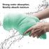 ROMASA Toddler Hooded Bath Towel, Ultra Soft Highly Absorbent Bathrobe Blanket for Boys Girls (Green Shark-Shape)