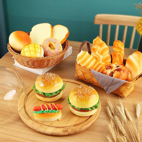 Set 5 Realistic Artificial Bread - Pcs Fake Bread Models