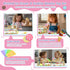 2 1 Set (63pcs), Counter 3+ SIMPLIPLAY in Portable Wooden Ice Cream Toy & Cookie Play Slice and Bake Cookies, Scoop
